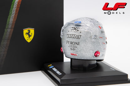 modellino casco hamilton las vegas 2025 looksmart 1:5 LSHEL027 vista posteriore