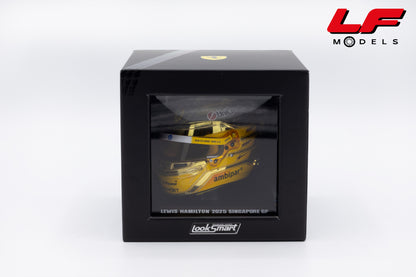 modellino casco f1 ferrari lewis hamilton singapore gp 2025 looksmart 1:5 LSHEL023 vista scatola