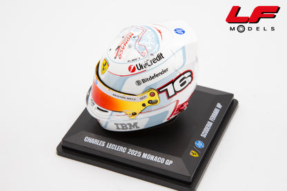 LOOKSMART CASCO HELMET F1 MONACO GP 2025 C. LECLERC 1:5