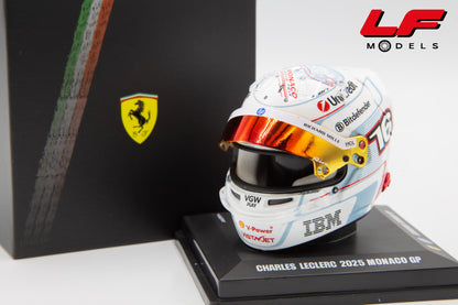 LOOKSMART CASCO HELMET F1 MONACO GP 2025 C. LECLERC 1:5