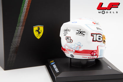 LOOKSMART CASCO HELMET F1 MONACO GP 2025 C. LECLERC 1:5