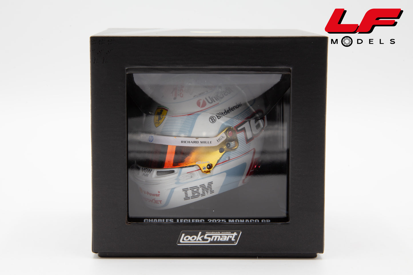 LOOKSMART CASCO HELMET F1 MONACO GP 2025 C. LECLERC 1:5