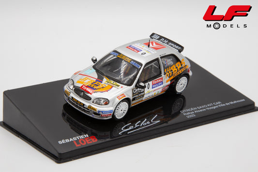 modellino citroen saxo rally edicola 1:43 vista frontale