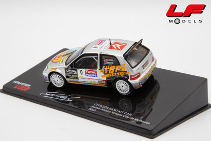 modellino citroen saxo rally edicola 1:43 vista posteriore