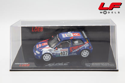 modellino citreon saxo kit car rally sanremo edicola 1:43 vista teca