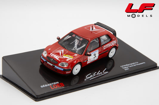 modellino citroen saxo rally edicola 1:43 vista frontale