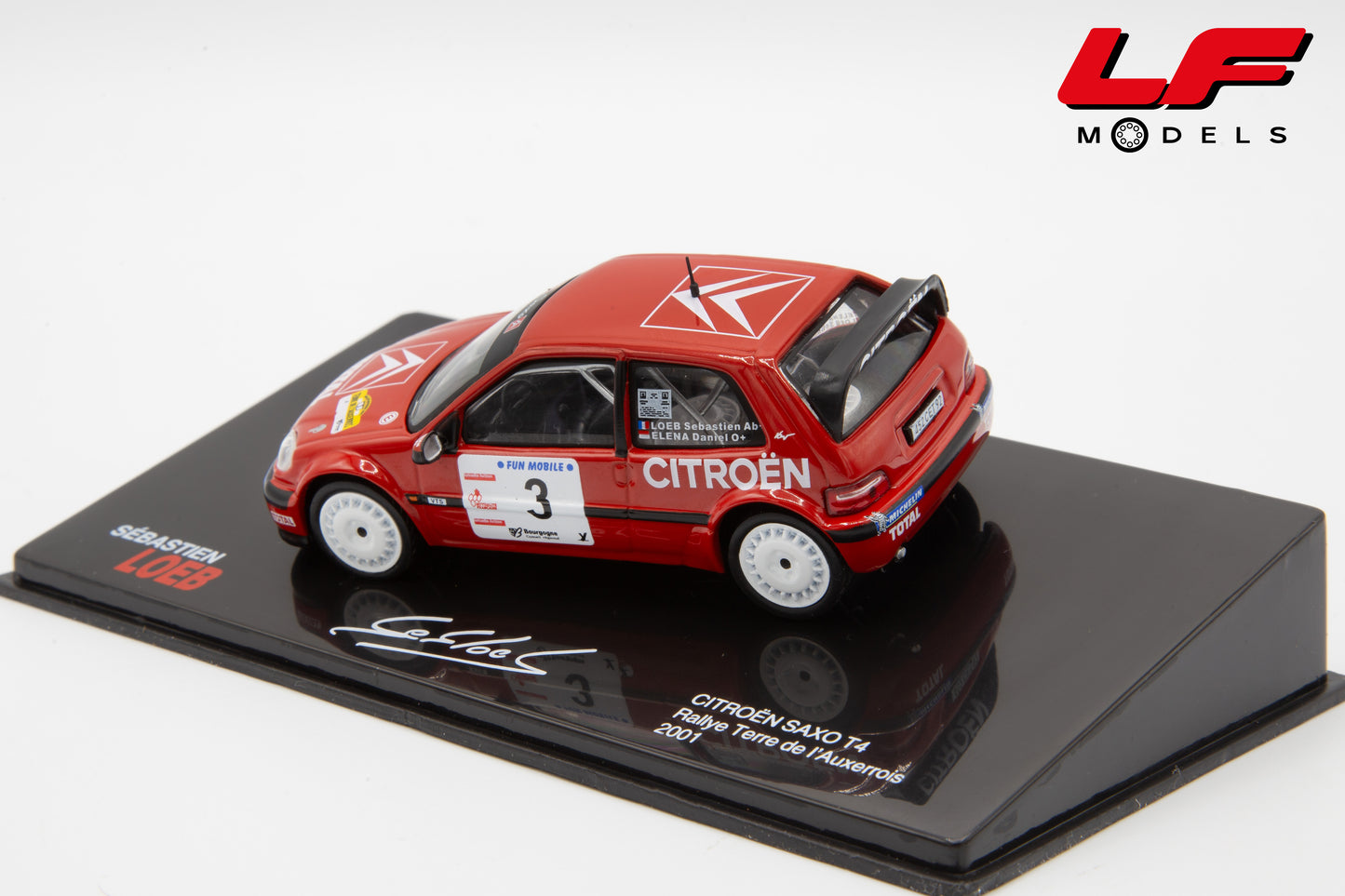 modellino citroen saxo rally edicola 1:43 vista posteriore
