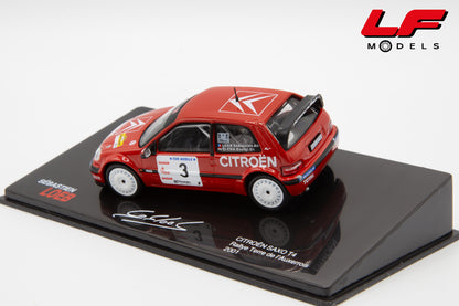 modellino citroen saxo rally edicola 1:43 vista posteriore
