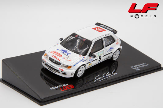 modellino citroen saxo rally edicola 1:43 vista frontale