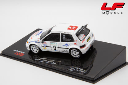 modellino citroen saxo rally edicola 1:43 vista posteriore
