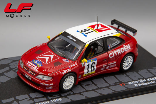 modellino citroen xsara rally catalunya edicola 1:43 vista frontale