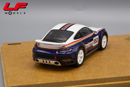 modellino porsche 911 dakar set spark 1:43 posteriore 2