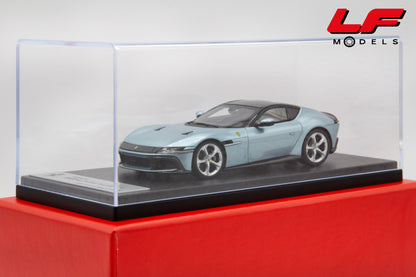 modellino ferrari 12 cilindri celeste trevi looksmart 1:43 LS553D vista teca