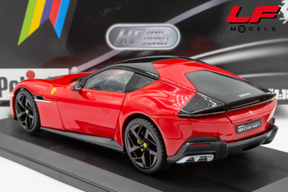 modellino ferrari 12 cilindri polistil 1:18 posteriore