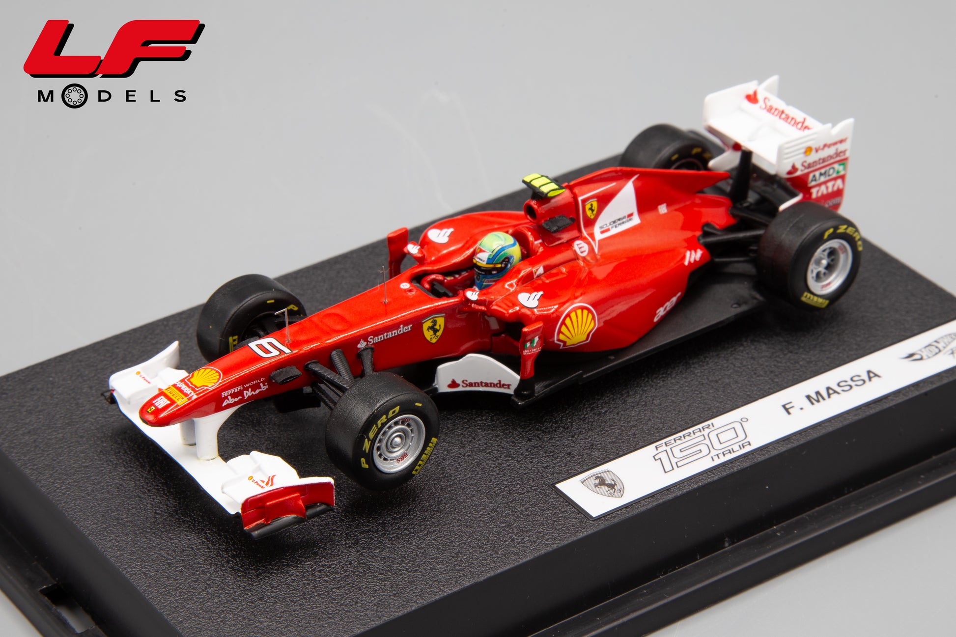 modellino ferrari 150° massa hotwheels 1:43 frontale