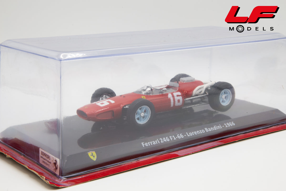 modellino ferrari 246 f1-66 bandini edicola 1:24 vista frontale