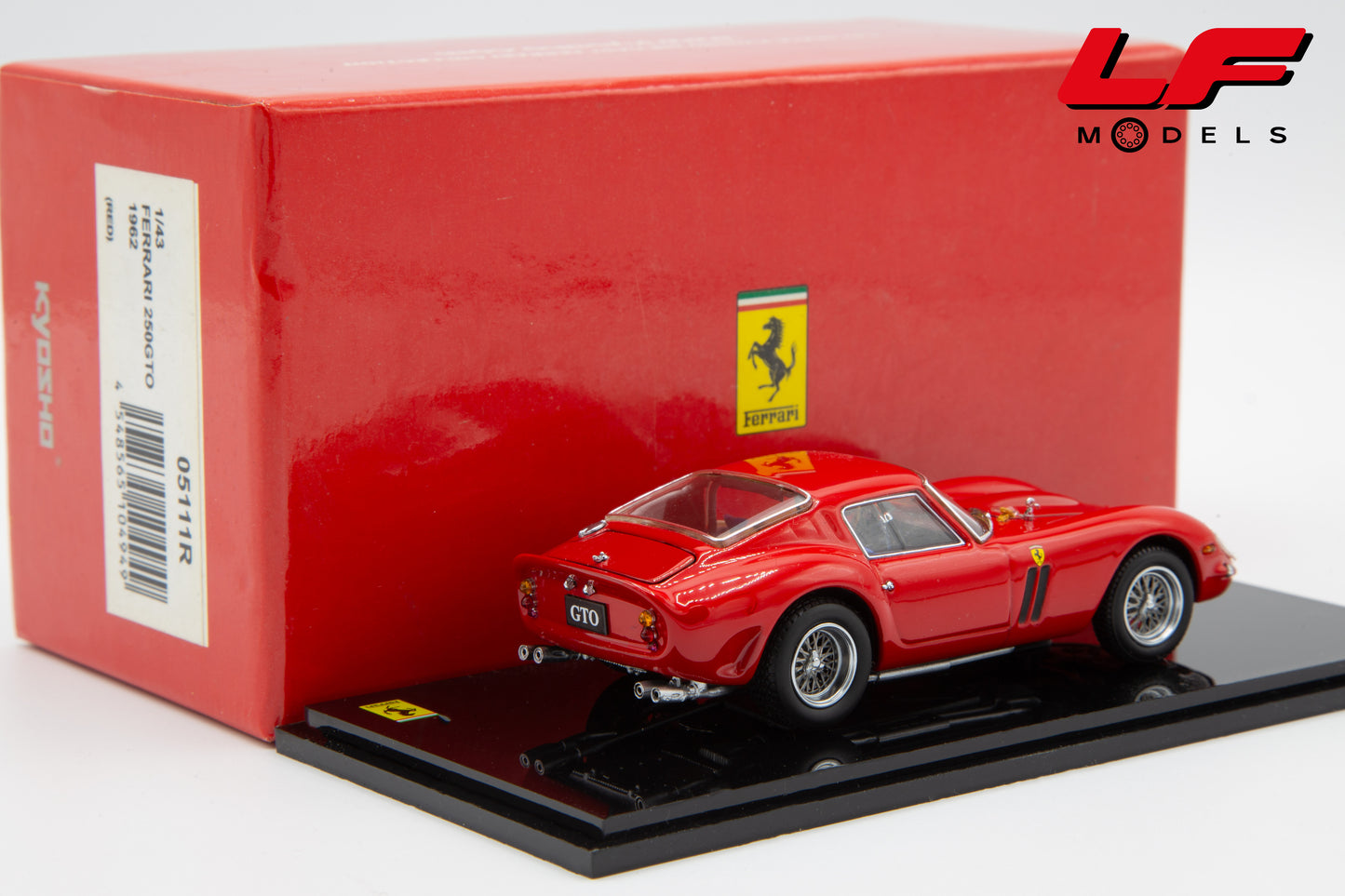 modellino ferrari 250 gto kyosho 1:43 posteriore