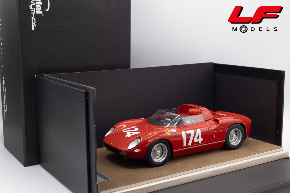 modellino ferrari 250p targa florio tecnomodel 1:18 TM18-39E vista imballo
