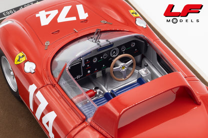 modellino ferrari 250p targa florio tecnomodel 1:18 TM18-39E vista interni
