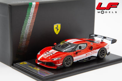 modellino ferrari 296 gt3 challenge looksmart 1:43 frontale