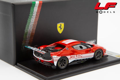 modellino ferrari 296 gt3 challenge looksmart 1:43 posteriore
