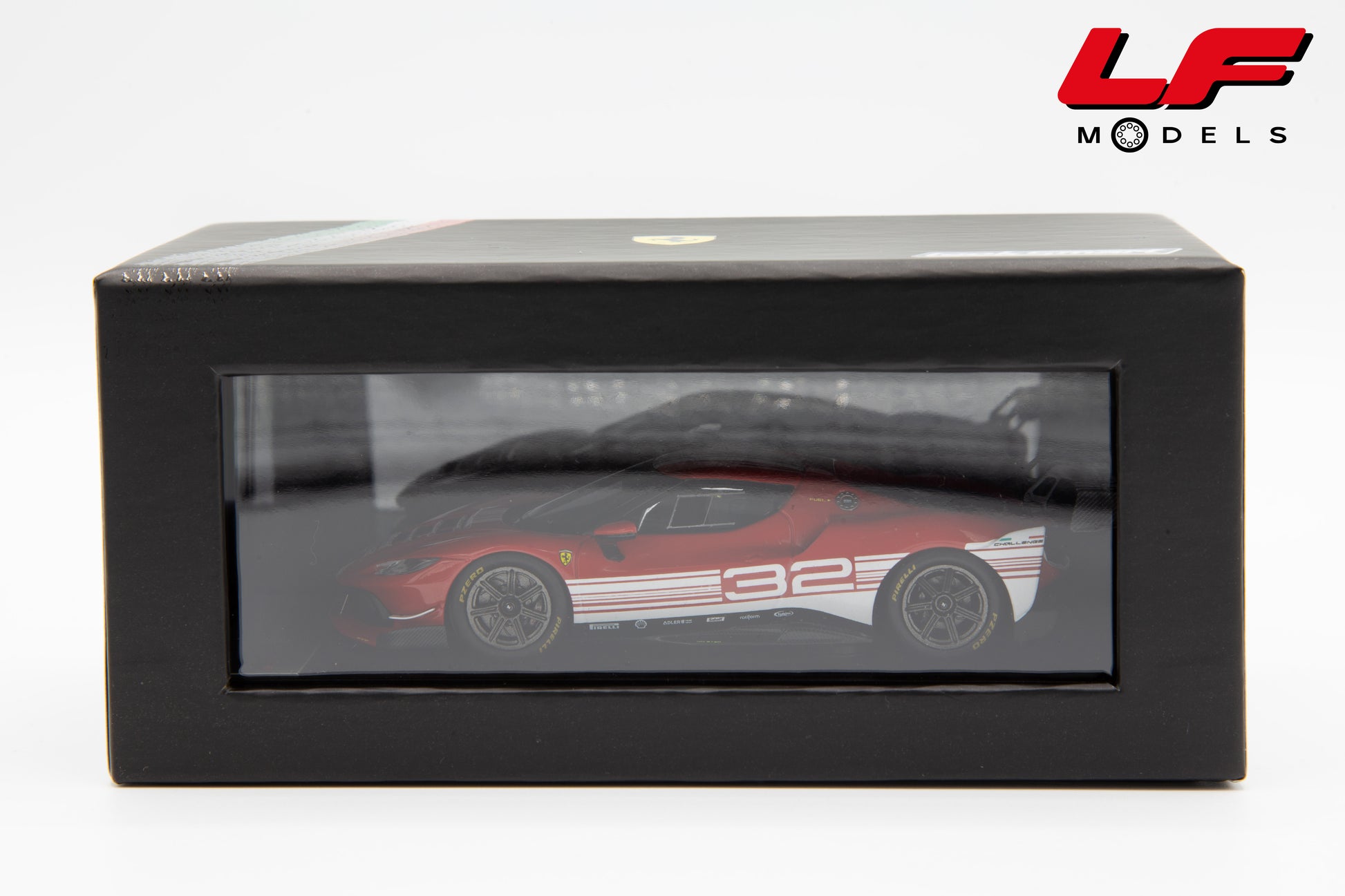 modellino ferrari 296 gt3 challenge looksmart 1:43 scatola
