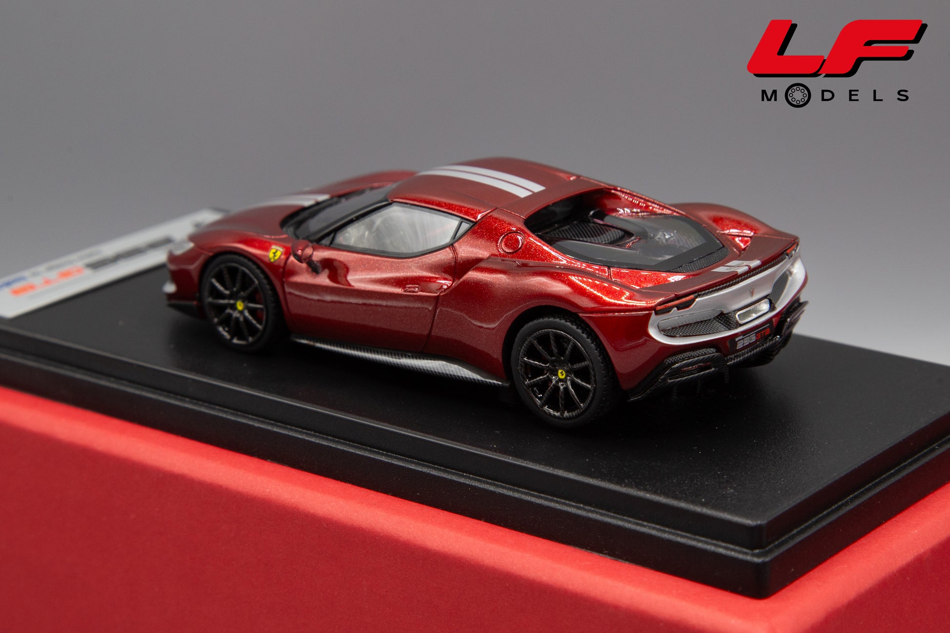 modellino ferrari 296 gtb looksmart 1:43 posteriore