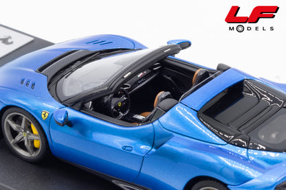 modellino ferrari 296 speciale a blu corsa looksmart 1:43 LS565B vista interni