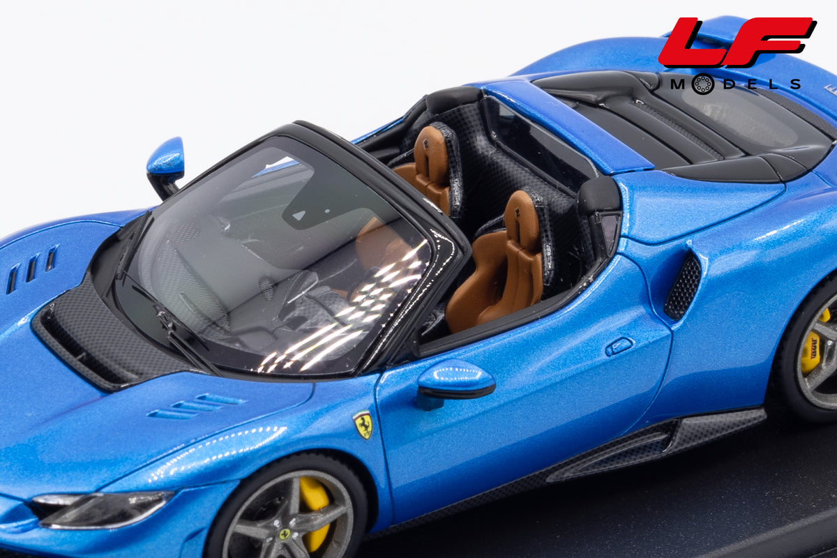 modellino ferrari 296 speciale a blu corsa looksmart 1:43 LS565B vista sedili