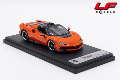 modellino ferrari 296 speciale a rosso dino looksmart 1:43 LS565A vista frontale