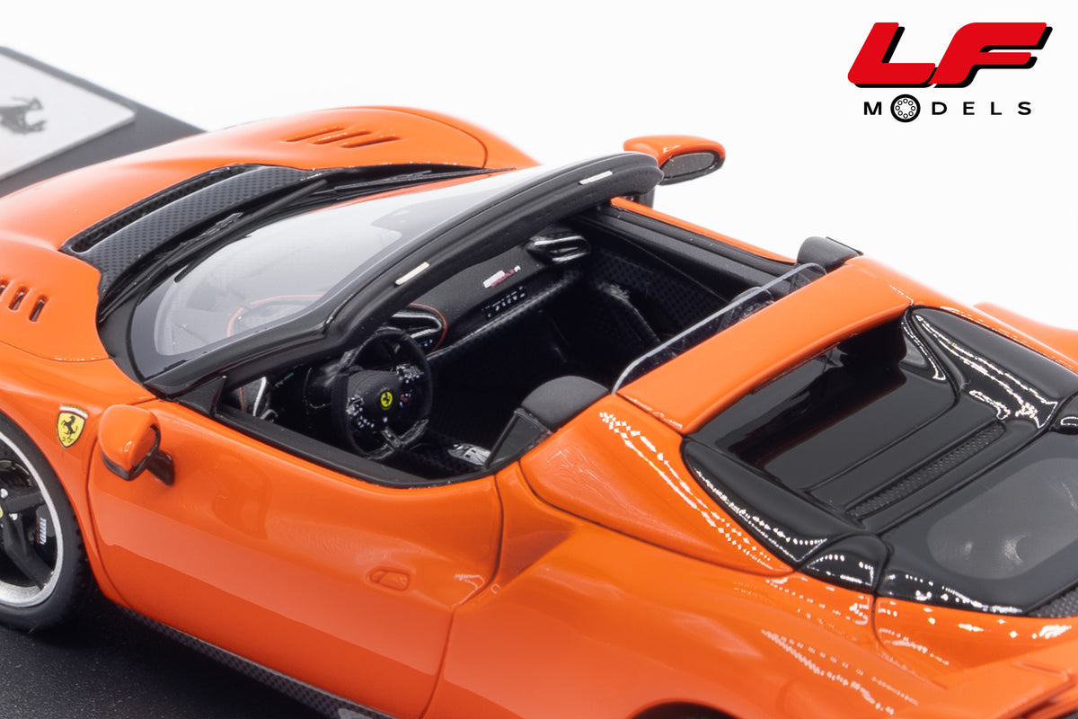 modellino ferrari 296 speciale a rosso dino looksmart 1:43 LS565A vista interni