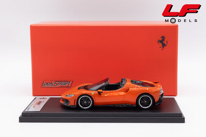 modellino ferrari 296 speciale a rosso dino looksmart 1:43 LS565A vista laterale