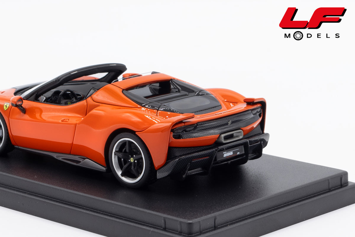 modellino ferrari 296 speciale a rosso dino looksmart 1:43 LS565A vista posteriore