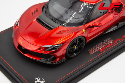 modellino ferrari 296 speciale bbr 1:18 dettaglio