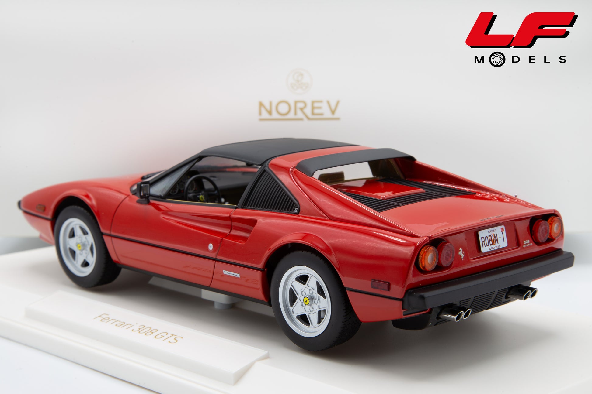 modellino ferrari 308 gts norev 1:18 posteriore