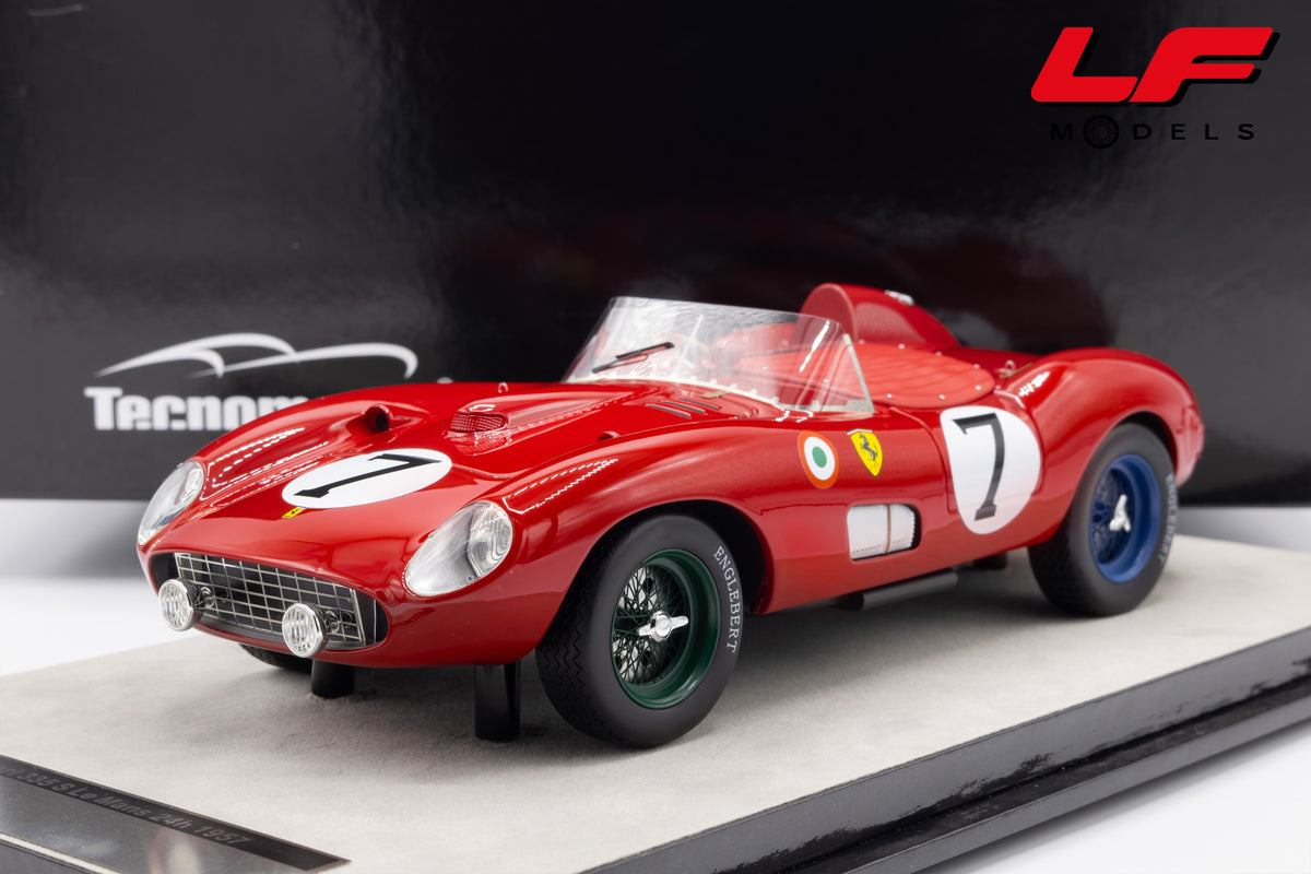 modellino ferrari 335s le mans 24h tecnomodel 1:18 TM18-210B vista frontale