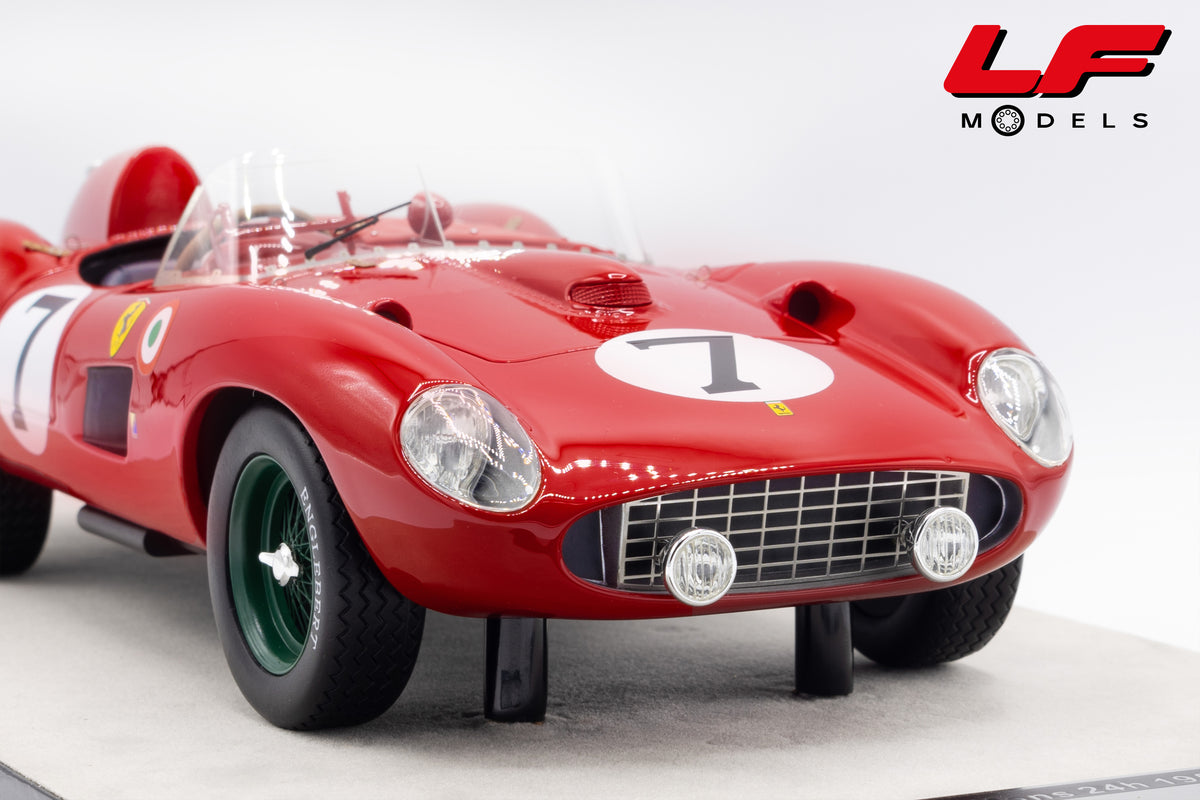 modellino ferrari 335s le mans 24h tecnomodel 1:18 TM18-210B vista frontale