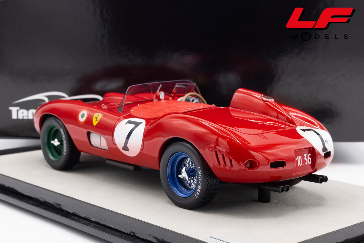 modellino ferrari 335s le mans 24h tecnomodel 1:18 TM18-210B vista posteriore