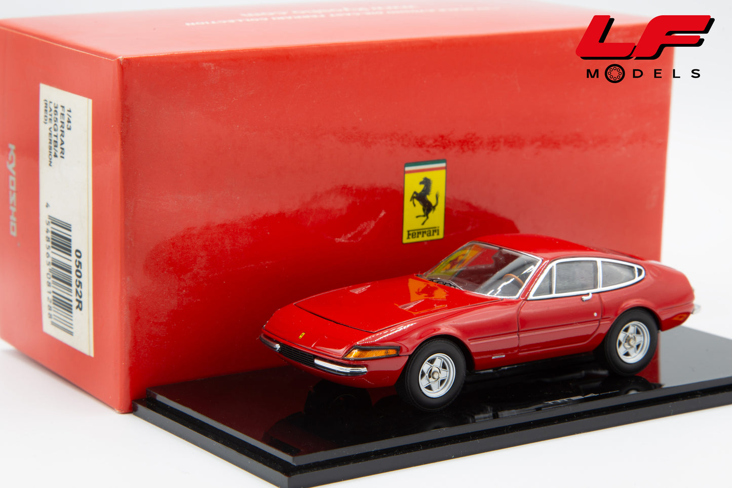 modellino ferrari 365 gtb/4 kyosho 1:43 frontale