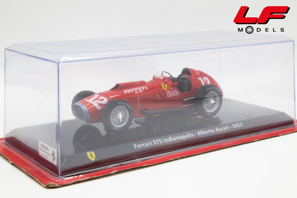 modellino ferrari 375 indianapolis ascari edicola 1:24 vista frontale