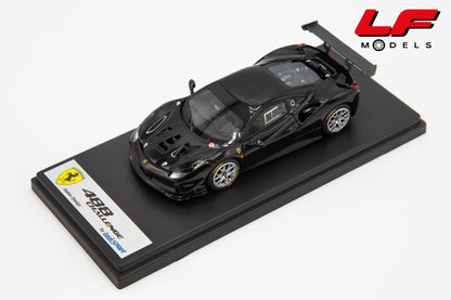 modellino ferrari 488 challenge nero looksmart 1:43 LS476D vista frontale