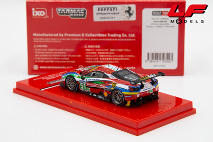 modellino ferrari 488 gte tarmac 1:64 posteriore