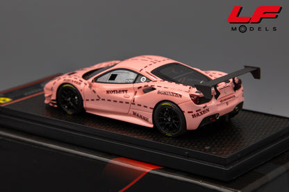 modellino ferrari 488 challenge bbr 1:43 posteriore