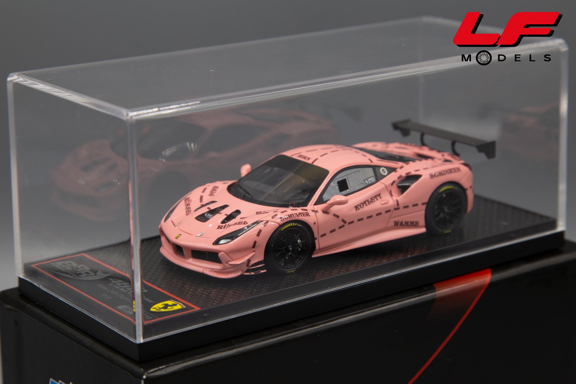 modellino ferrari 488 challenge bbr 1:43 teca