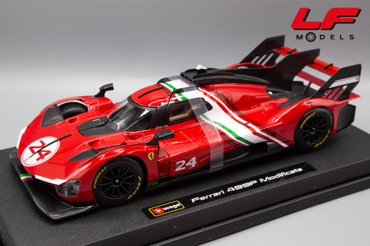 modellino ferrari 499p modificata burago 1:18
