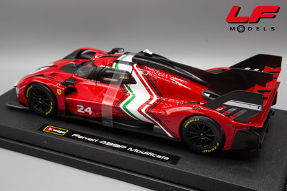 modellino ferrari 499p modificata burago 1:18