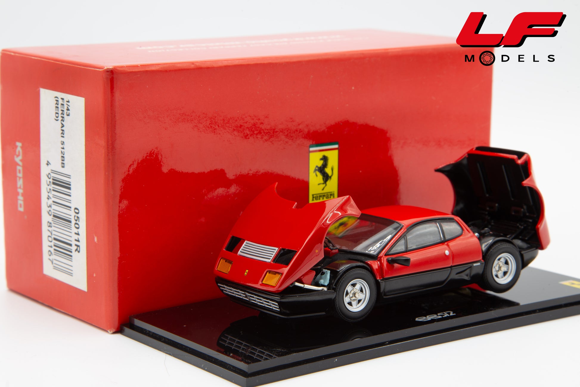 modellino ferrari 512bb kyosho 1:43 frontale