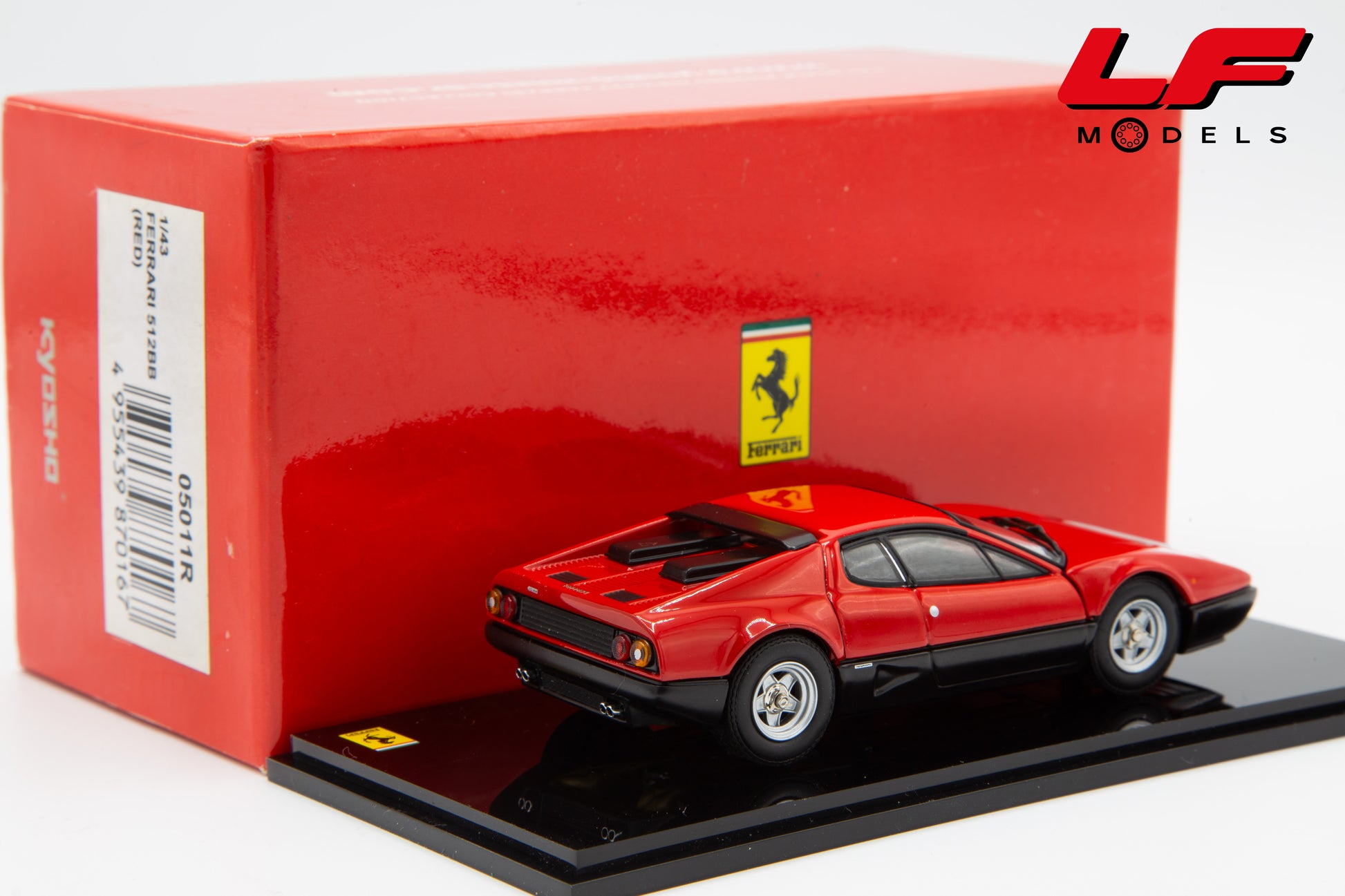 modellino ferrari 512bb kyosho 1:43 posteriore