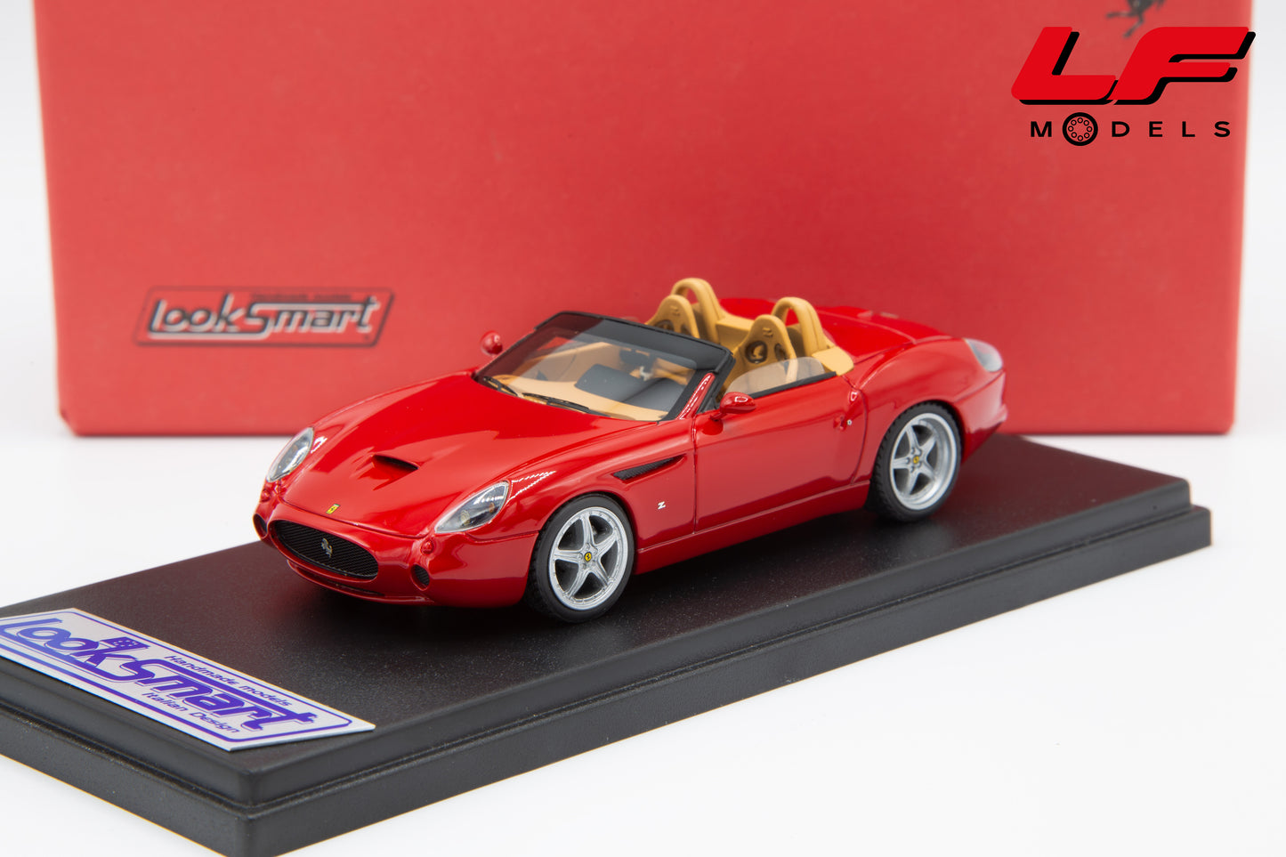 modellino ferrari 550 gtz barchetta spider looksmart 143 LS372C vista frontale