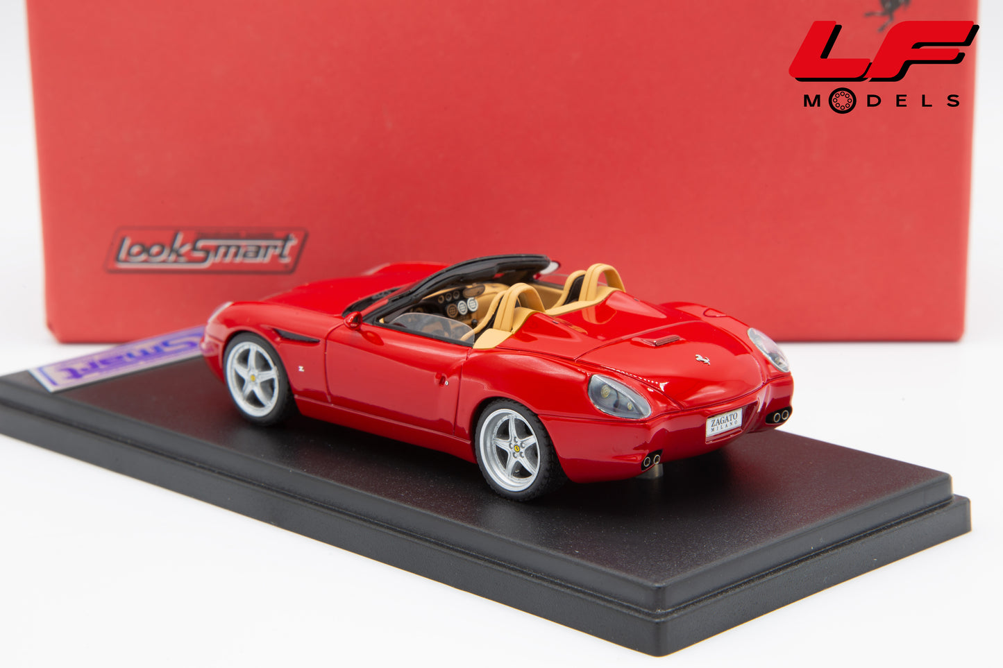 modellino ferrari 550 gtz barchetta spider looksmart 143 LS372C vista posteriore